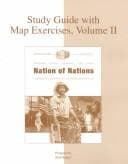 Tapa de Study Guide with Map Exercises Vol 2 for use with Nation of Nations