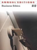 Tapa de Business Ethics 02/03 (Annual Editions : Business Ethics)