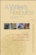 Tapa de A Writer's Resource