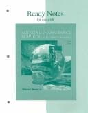 Tapa de Ready Notes for use with Auditing and Assurance Services