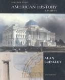 Tapa de American History: A Survey, Vol. 1