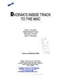 Tapa de Dvorak's Inside Track to the Mac