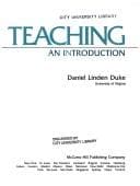 Tapa de Teaching