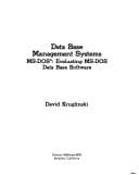 Tapa de Data base management systems
