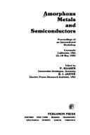 Tapa de Amorphous metals and semiconductors