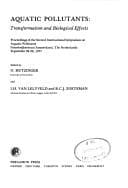 Tapa de Aquatic Pollutants