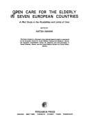 Tapa de Open care for the elderly in seven European countries