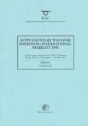 Tapa de Supplementary Ways for Improving International Stability 1995 (IFAC Proceedings Volumes)