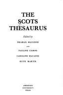 Tapa de The Scots theasurus