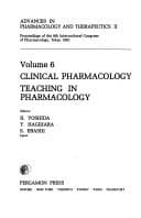 Tapa de Clinical pharmacology, teaching in pharmacology