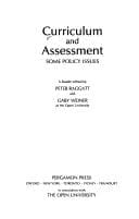 Tapa de Curriculum and Assessment: Some Policy Issues