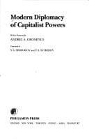 Tapa de Modern diplomacy of capitalist powers