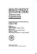Tapa de Solute-defect interaction