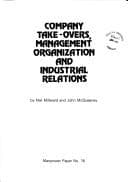 Tapa de Company take-overs, management organization, and industrial relations