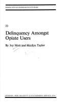 Tapa de Delinquency amongst opiate users