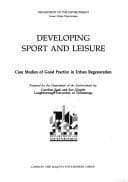 Tapa de Developing sport and leisure