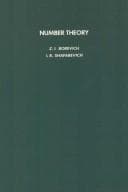 Tapa de Number Theory (Pure and Applied Mathematics)