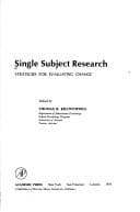 Tapa de Single Subject Research