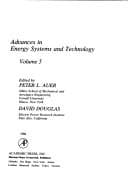 Tapa de Advances in Energy Systems & Technology