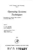Tapa de Operating systems techniques