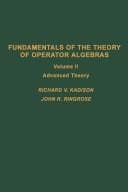 Tapa de Fundamentals of the theory of operator algebras