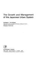 Tapa de The growth and management of the Japanese urban system