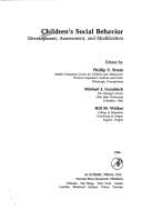 Tapa de Children's social behavior