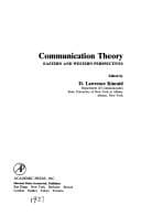 Tapa de Communication theory