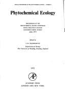 Tapa de Phytochemical ecology: proceedings of the Phytochemical Society Symposium, Royal Holloway College, Englefield Green, Surrey, April 1971