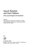 Tapa de Speech retarded and deaf children