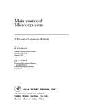 Tapa de Maintenance of microorganisms