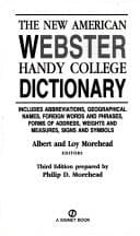Tapa de New American Webster Handy College Dictionary
