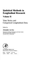 Tapa de Statistical Methods in Longitudinal Research