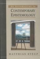 Tapa de Introduction to Contemporary Epistemology, An