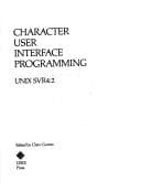 Tapa de Character User Interface Programming, Unix Svr4.2