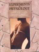 Tapa de Experiments in Physiology