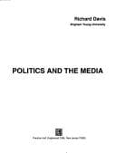 Tapa de Politics and the media