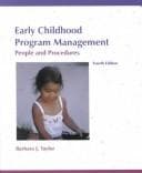 Tapa de Early Childhood Program Management