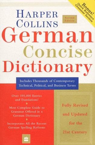 Tapa de Collins German Concise Dictionary, 2e (HarperCollins Concise Dictionaries)