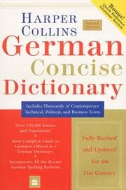 Tapa de Collins German Concise Dictionary