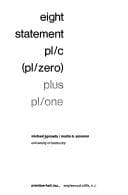 Tapa de Eight statement PL/C (PL/ZERO) plus PL/ONE