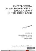 Tapa de Encyclopedia of Archaeological Excavations in the Holy Land (Vol. 3 of 4)