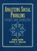 Tapa de Analyzing social problems