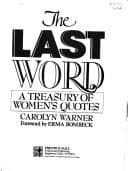 Tapa de The Last Word