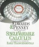 Tapa de Single Variable Calculus with Analytic Geometry Early Transcendentals (5th Edition)