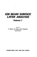 Tapa de Ion Beam Surface Layer Analysis