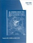 Tapa de Study Guide To Accounting Chapters 12-25