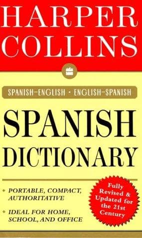 Tapa de Harper Collins Spanish Dictionary