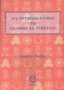 Tapa de An Introduction to Classical Tibetan