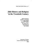 Tapa de Sikh History and Religion in the Twentieth Century